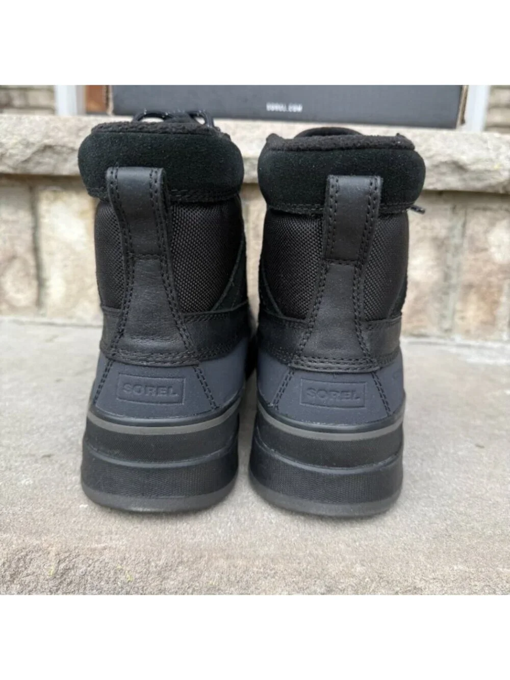 SOREL ANEKENY II HIKER WATERPROOF 9.5 Men's Outdoor Boot Black Gorpcore New